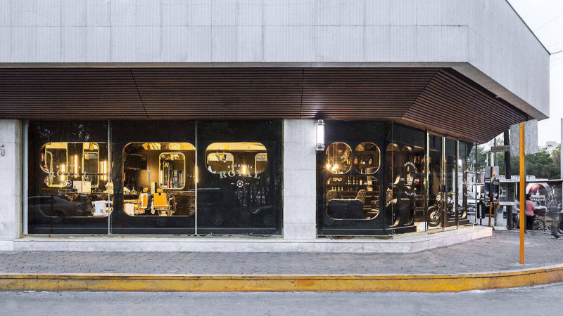 墨尔本发廊设计 - 理发店门头