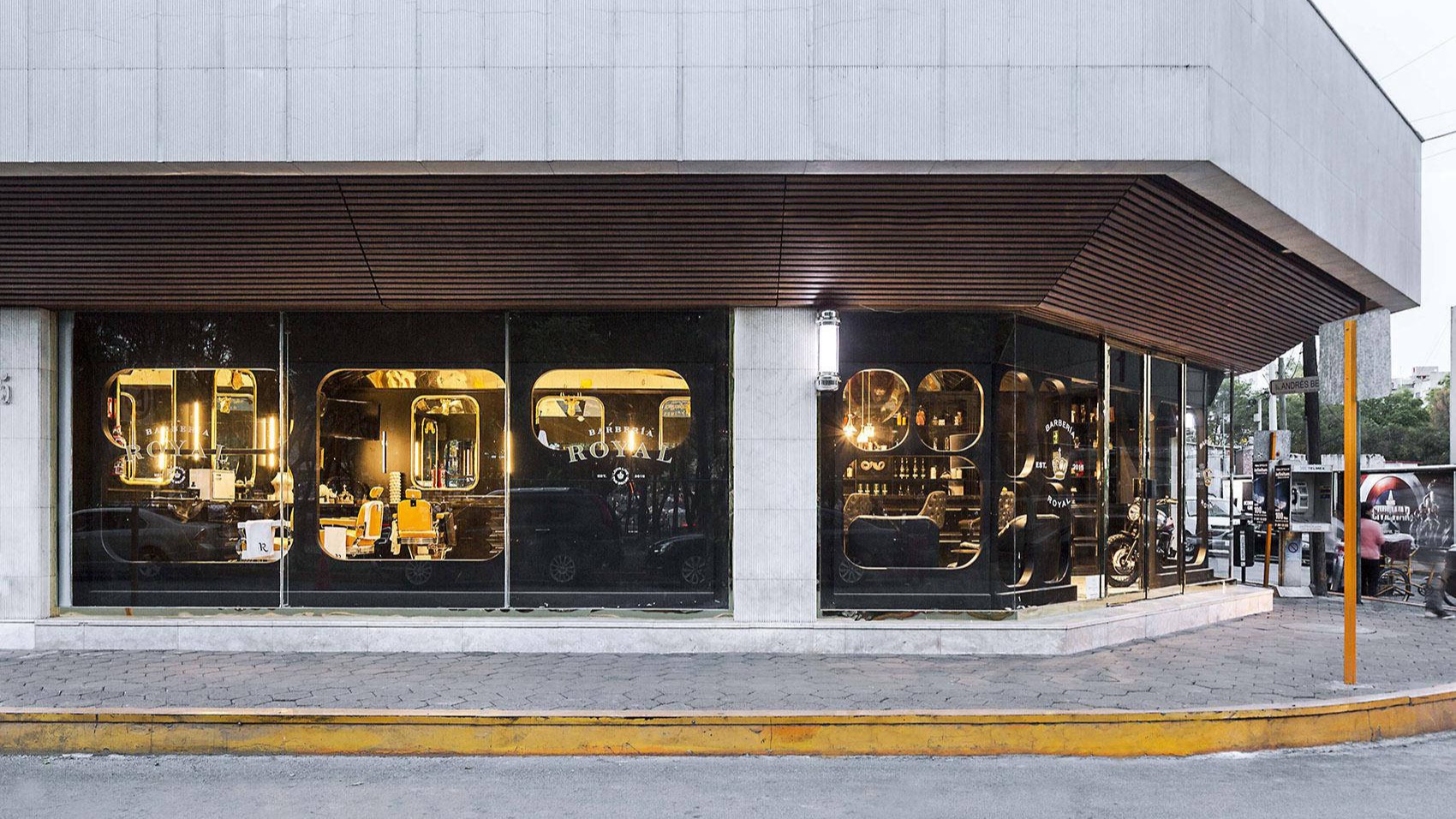 墨尔本发廊设计 - 理发店门头