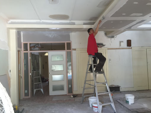 Canterbury家庭室内装修设计和施工--施工过程中