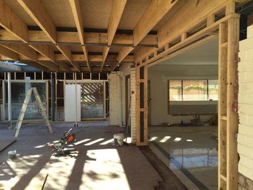 Kew区家庭房屋扩建-施工中