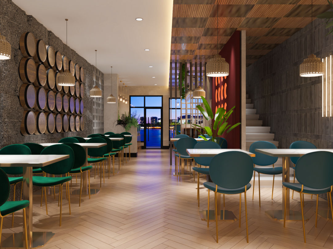 墨尔本CBD - QV餐馆装修 - 餐饮区