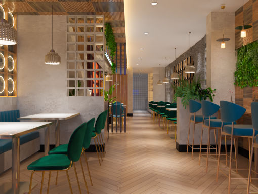 墨尔本CBD - QV餐馆装修 - 餐饮区